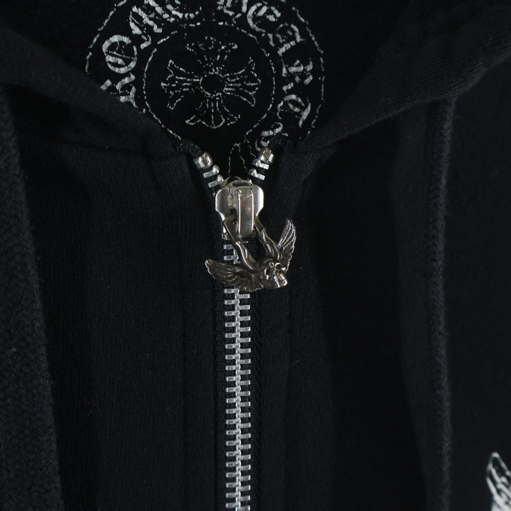 CHROME HEARTS(クロムハーツ) SWTSHRT HD ZIP FOTI フォティバックプリントジップアップパーカー