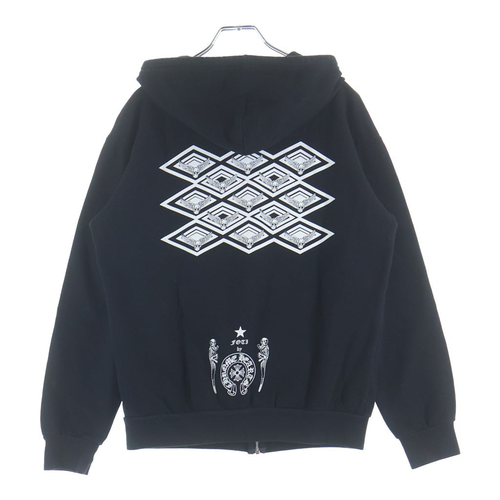 CHROME HEARTS(クロムハーツ) SWTSHRT HD ZIP FOTI フォティバックプリントジップアップパーカー