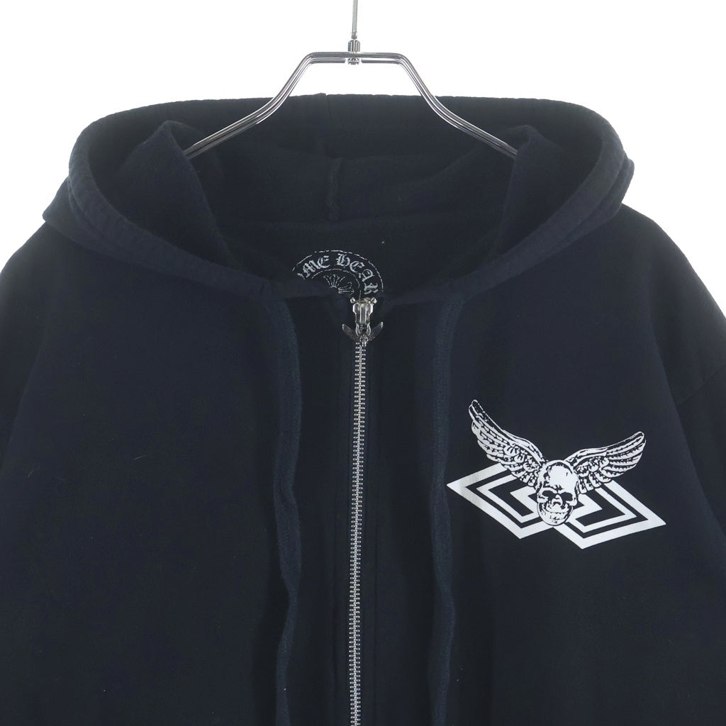 CHROME HEARTS(クロムハーツ) SWTSHRT HD ZIP FOTI フォティバックプリントジップアップパーカー