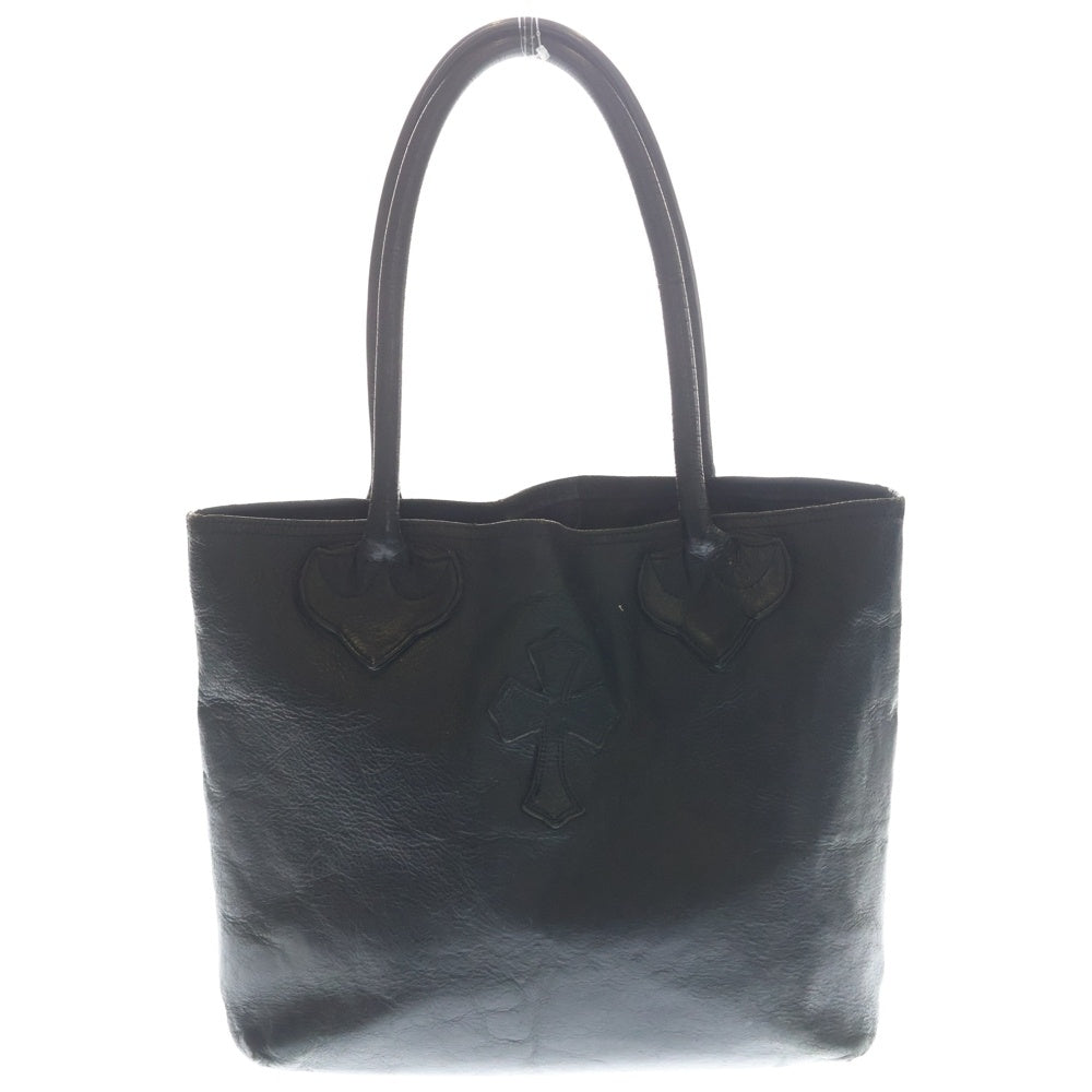 CHROME HEARTS(クロムハーツ) FS TOTE FSトート クロスパッチ付きレザートートバッグ
