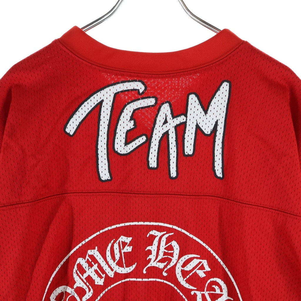 CHROME HEARTS(クロムハーツ) PPO FORM TEAM MESH WARM UP JERSEY TEE MATTY BOYプリントメッシュTシャツ レッド