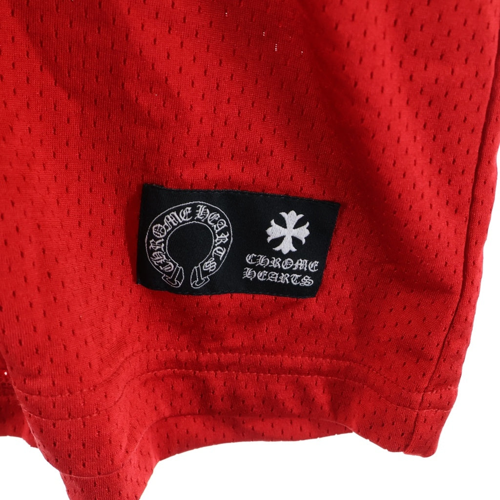 CHROME HEARTS(クロムハーツ) PPO FORM TEAM MESH WARM UP JERSEY TEE MATTY BOYプリントメッシュTシャツ レッド