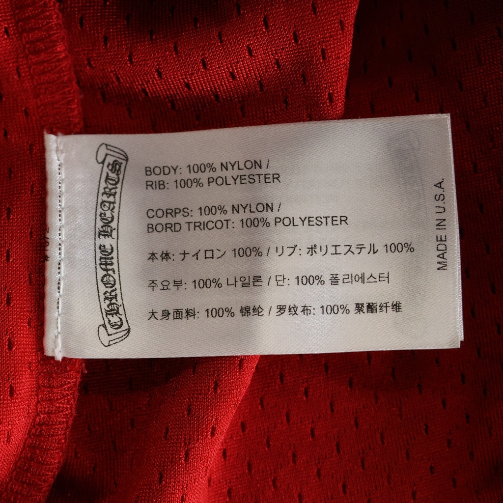 CHROME HEARTS(クロムハーツ) PPO FORM TEAM MESH WARM UP JERSEY TEE MATTY BOYプリントメッシュTシャツ レッド
