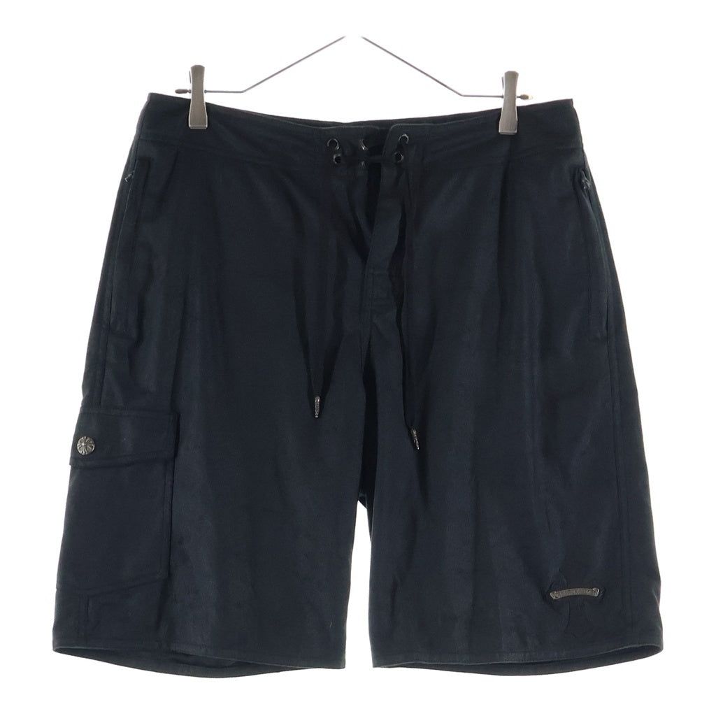 CHROME HEARTS(クロムハーツ) クロスパッチ付き ラムレザー ハーフ 