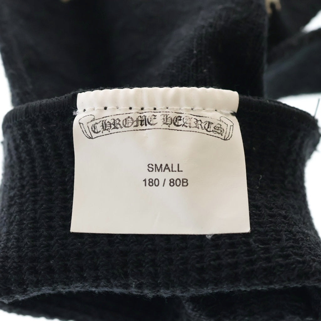 CHROME HEARTS(クロムハーツ) GLOVE ロゴプリント グローブ 手袋 ブラック