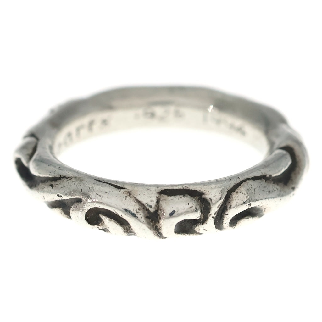 CHROME HEARTS(クロムハーツ) SCRL BAND スクロールバンド リング シルバー BCA351