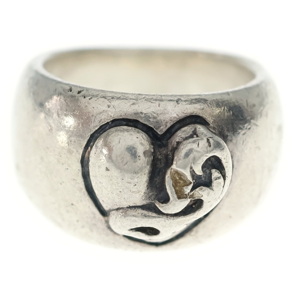 CHROME HEARTS(クロムハーツ) HEART IN BAND ハートインバンド シルバーリング