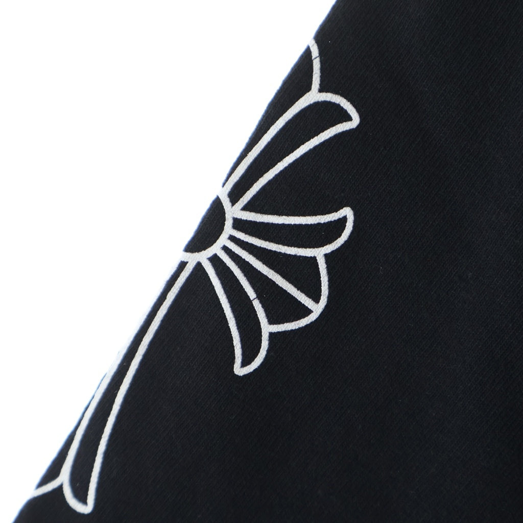 CHROME HEARTS(クロムハーツ) OLD Back Scroll Label Logo Tee バックスクロールラベルロゴ クルーネック半袖Tシャツカットソー ブラック