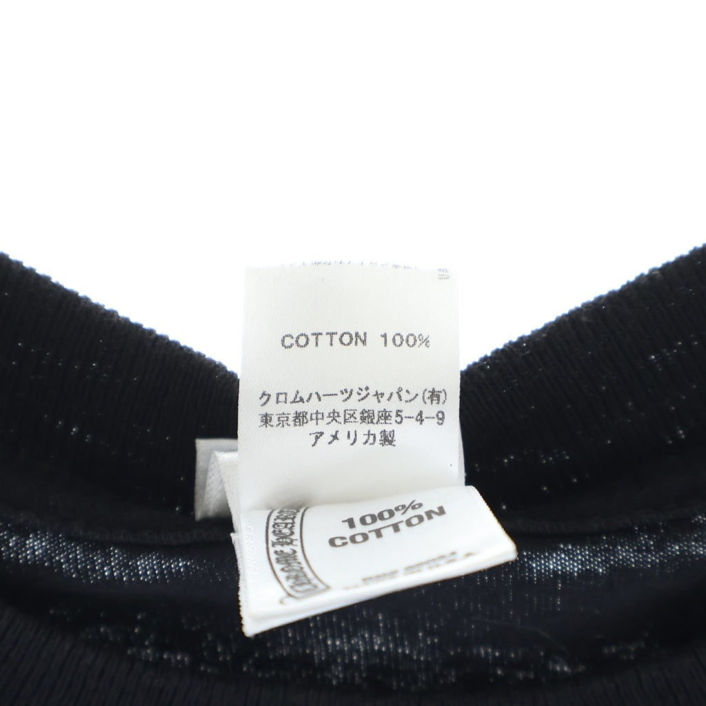 CHROME HEARTS(クロムハーツ) OLD Back Scroll Label Logo Tee バックスクロールラベルロゴ クルーネック半袖Tシャツカットソー ブラック