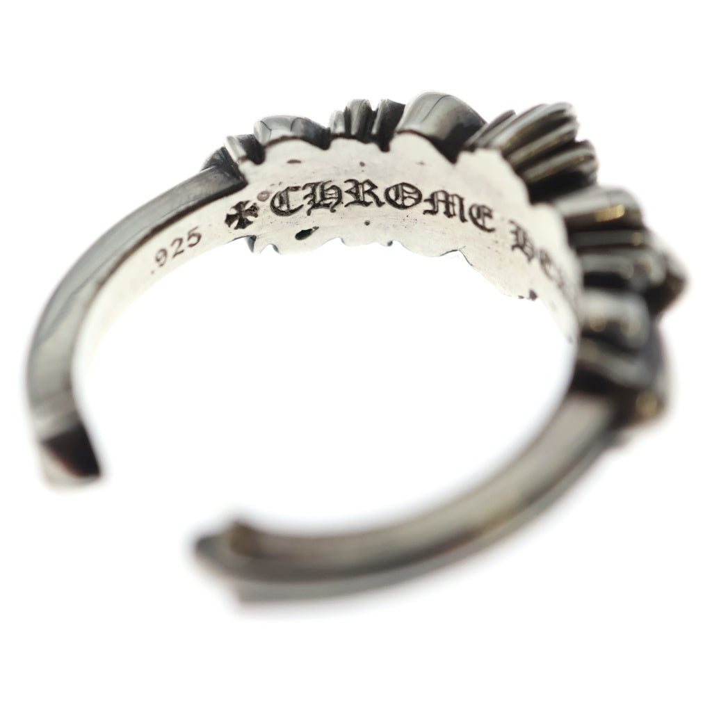 CHROME HEARTS(クロムハーツ) BABY CLSC ベイビークラシックダブルフローラル シルバーリング レディース