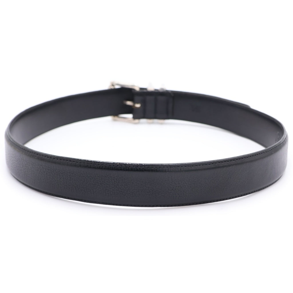 CHROME HEARTS(クロムハーツ) BLT ROLLER 3PC 1.0inch 3PCローラーバックル レザーベルト シルバー/ブラック
