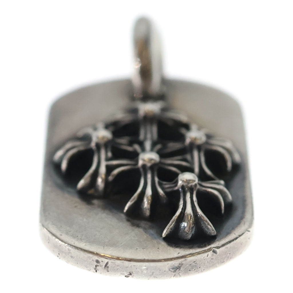 CHROME HEARTS(クロムハーツ) RAISED DOGTAG レイズドドッグタグ チャーム シルバーネックレストップ
