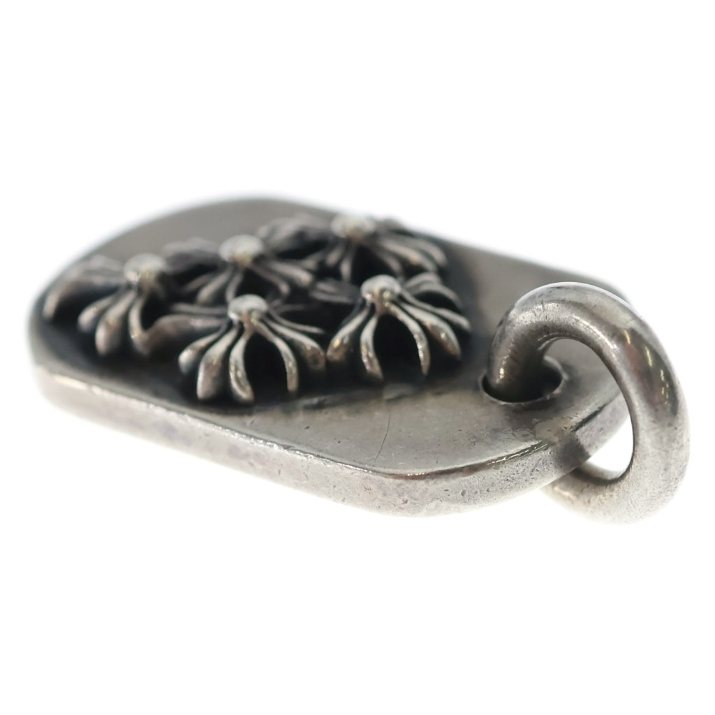 CHROME HEARTS(クロムハーツ) RAISED DOGTAG レイズドドッグタグ チャーム シルバーネックレストップ