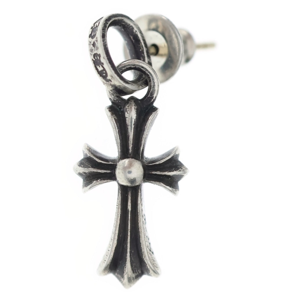 CHROME HEARTS(クロムハーツ) BBY F PPRCHN ベイビーファットクロス ドロップピアス シルバー BCA090
