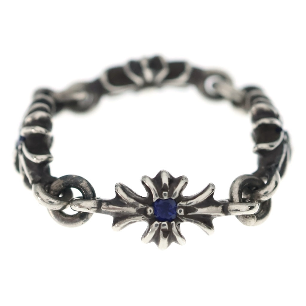 CHROME HEARTS(クロムハーツ) RING TNY E CH PLS SAP タイニーECHプラス サファイア シルバーリング