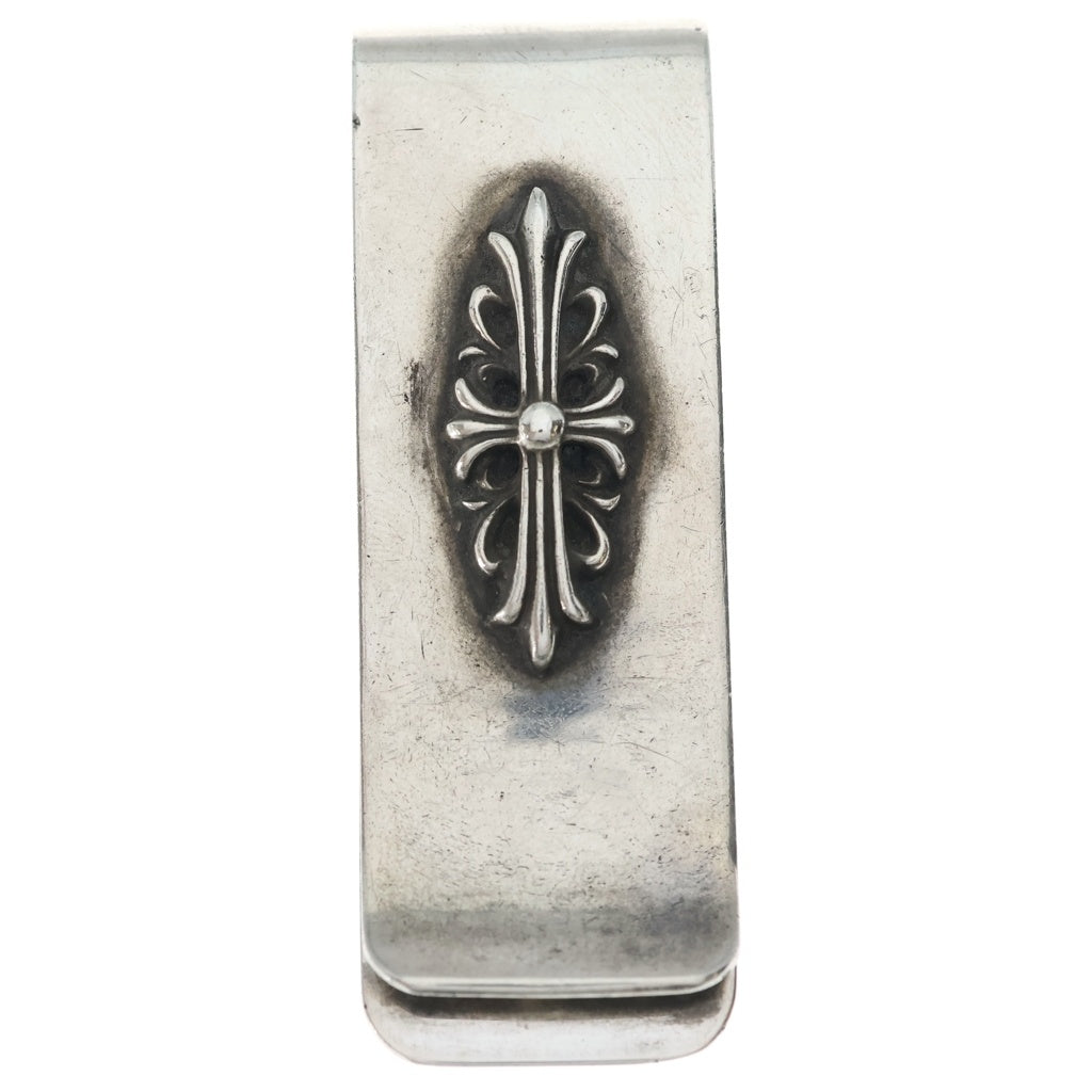 CHROME HEARTS(クロムハーツ) MNY CLIP SM フローラルモチーフマネークリップ シルバー