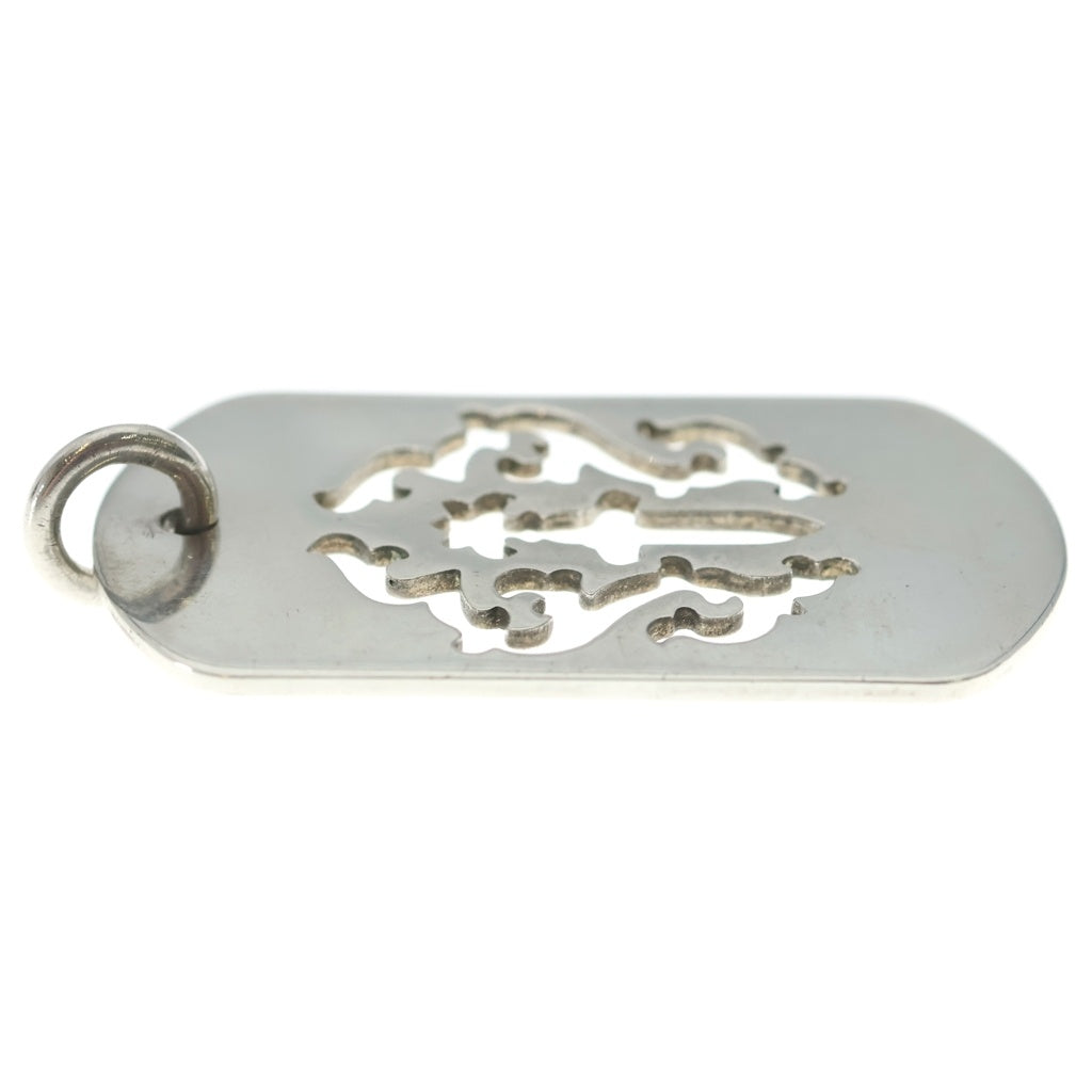 CHROME HEARTS(クロムハーツ) D TAG LRG DAGGER ダガーカットアウトドッグタグ ラージドッグタグネックレストップ