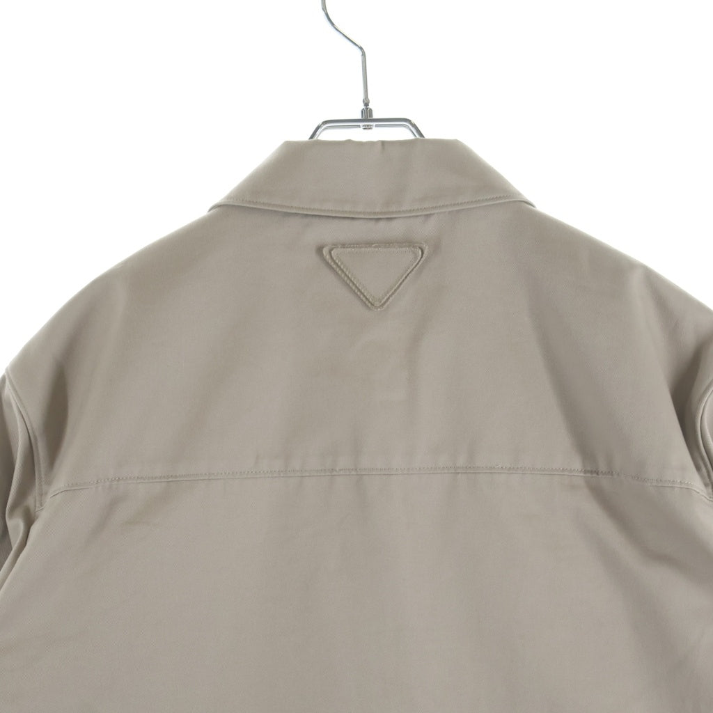 PRADA(プラダ) 21SS SGB763 S211 1YOK コットンスウィングトップブルゾン ジャケット ベージュ