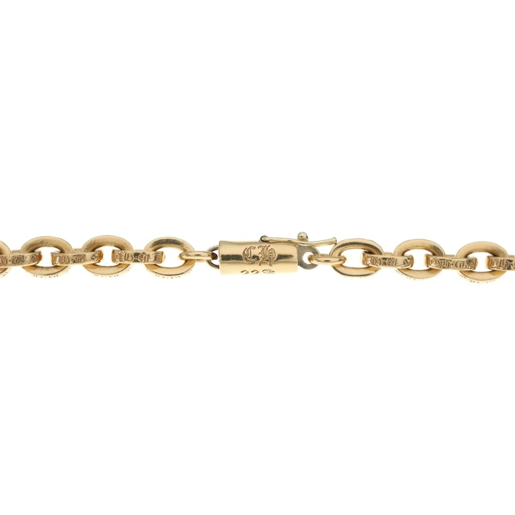 CHROME HEARTS(クロムハーツ) 22K PAPERCHAIN 20 ペーパーチェーンネックレス 20inch ゴールド BCA016