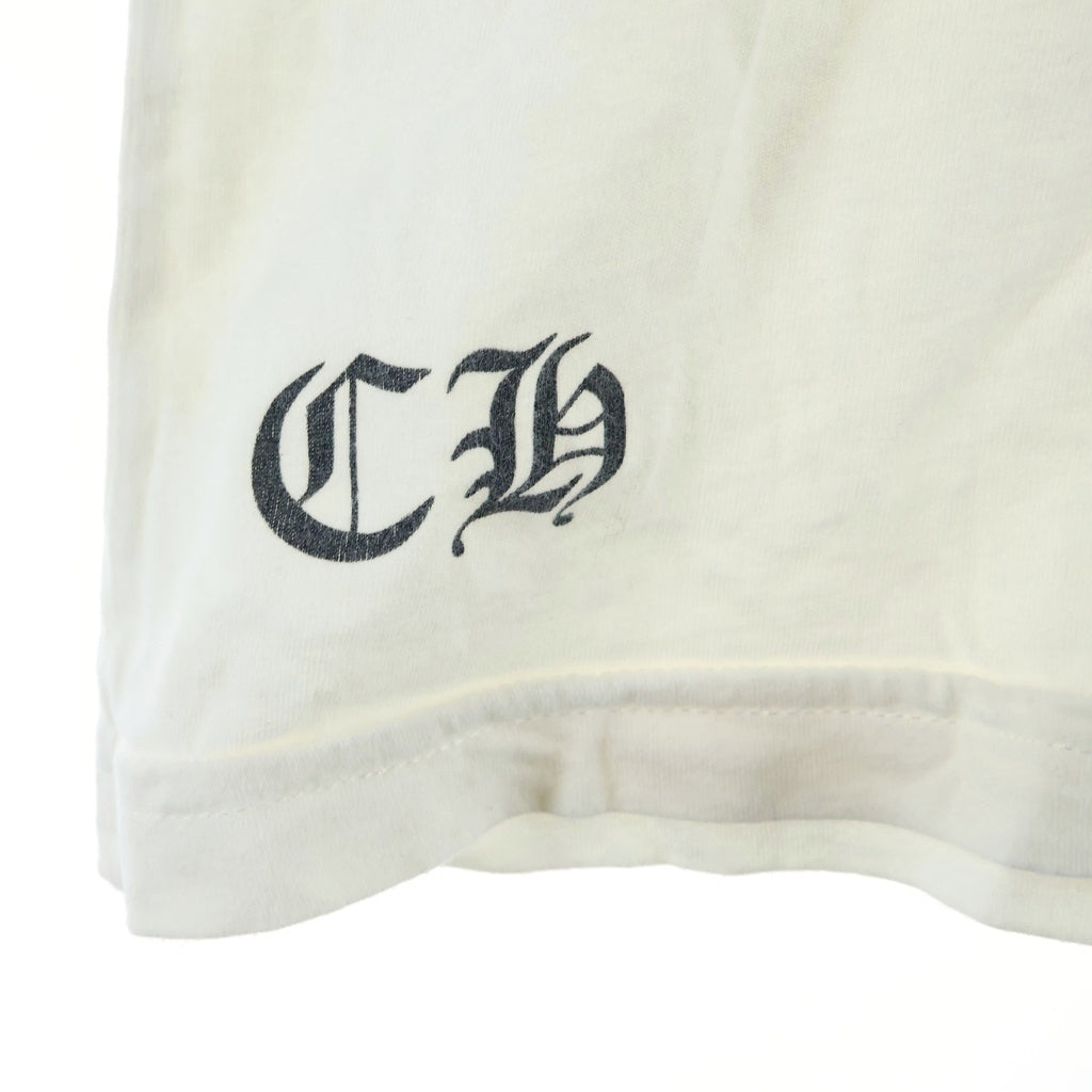CHROME HEARTS(クロムハーツ) 10TH anniversary AOYAMA DAGGER S/S TEE 青山10周年限定 バックダガーロゴプリント 半袖Tシャツ ホワイト