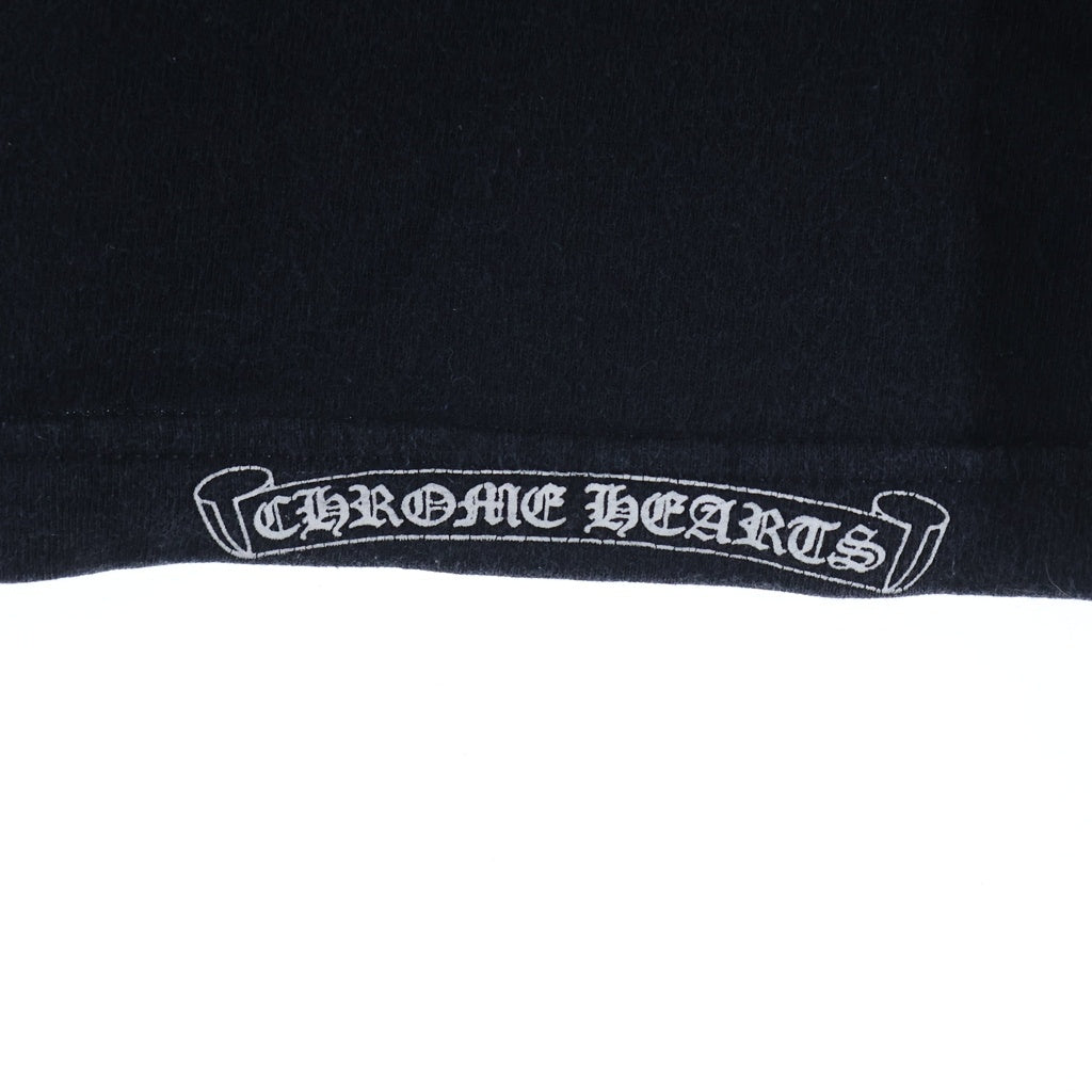 CHROME HEARTS(クロムハーツ) OLD L S 1 オールドモデルダイヤモンドCH バック プリント 長袖ロングTシャツ ブラック