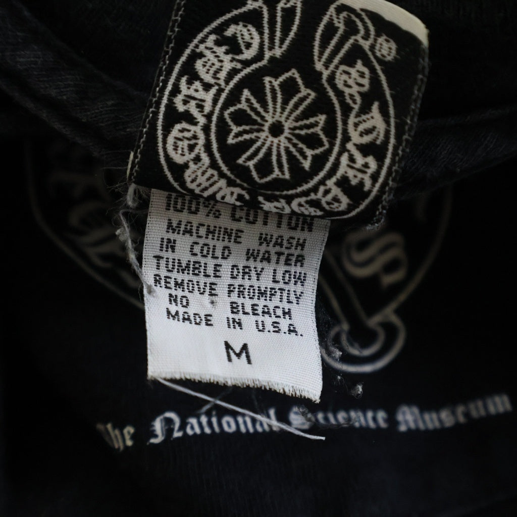 CHROME HEARTS(クロムハーツ) OLD L S 1 オールドモデルダイヤモンドCH バック プリント 長袖ロングTシャツ ブラック