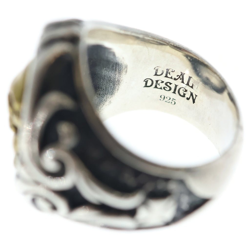 DEAL DESIGN(ディールデザイン) ブラススカルリング シルバー レディース