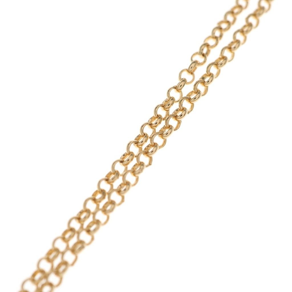 CHROME HEARTS(クロムハーツ) 22K SAFETY PIN NECKLACE R16 1EMRLD セーフティピンネックレス 1エメラルド