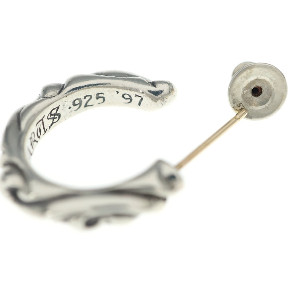 CHROME HEARTS(クロムハーツ) HOOP SCROOL スクロール フープピアス シルバー BCA102