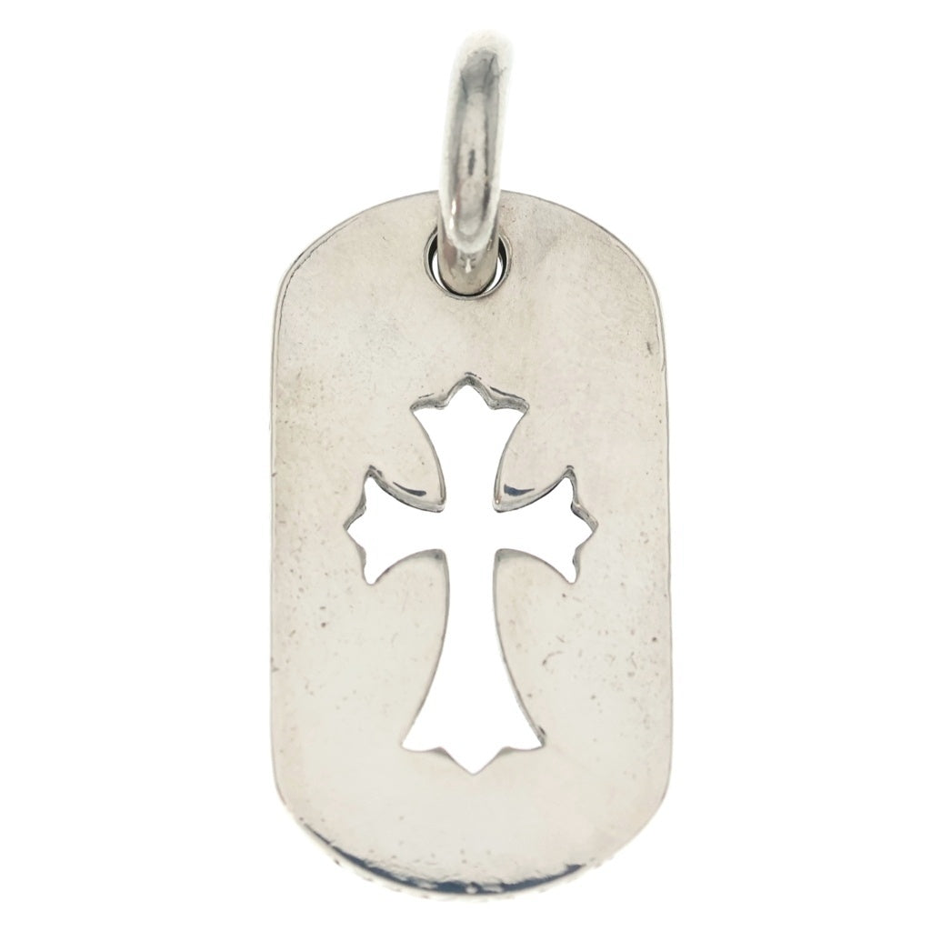 CHROME HEARTS(クロムハーツ) D TAG SML CO CRS カットアウトクロスドッグタグ スモール ペンダントトップ シルバー BCA242