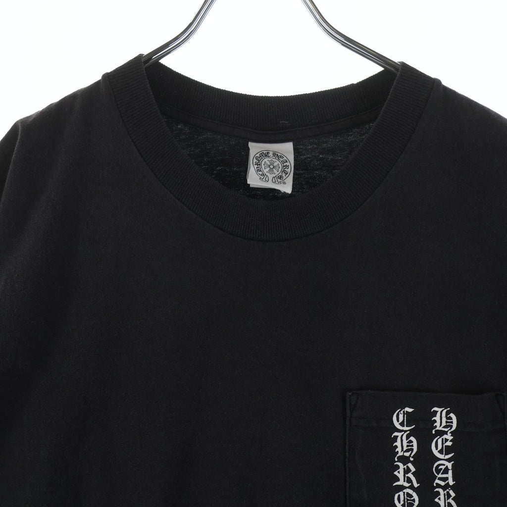 CHROME HEARTS(クロムハーツ) T-BAR STAR LOGO ティーバー スタ ロゴプリント 半袖Tシャツ カットソー ブラック