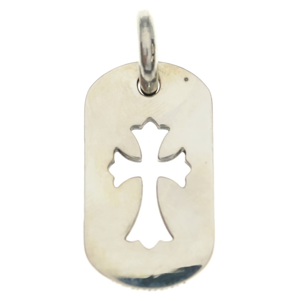 CHROME HEARTS(クロムハーツ) D TAG SML CO CRS カットアウトクロスドッグタグ スモール ペンダントトップ シルバー BCA242