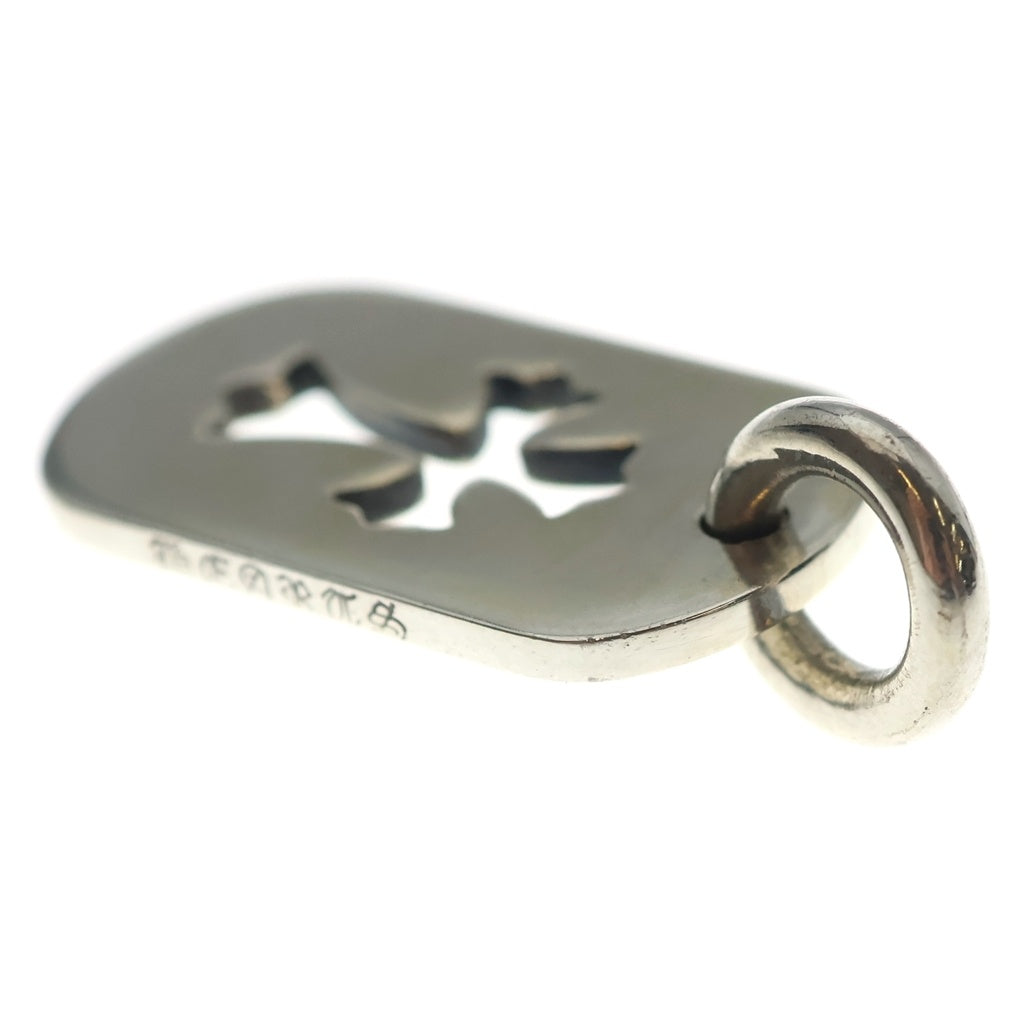 CHROME HEARTS(クロムハーツ) D TAG SML CO CRS カットアウトクロスドッグタグ スモール ペンダントトップ シルバー BCA242
