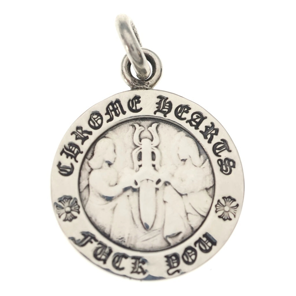 CHROME HEARTS(クロムハーツ) CHRM ANGL MDL V1 エンジェルメダルチャーム ペンダントトップ シルバーBCA229