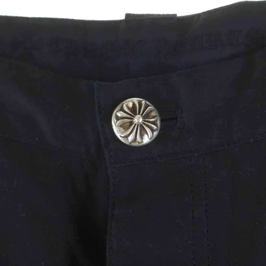 CHROME HEARTS(クロムハーツ) Oil CARPENTER DOUBLE KNEE オイル カーペンターロングパンツ ブラック