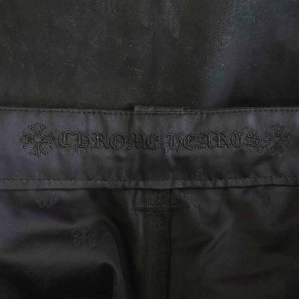 CHROME HEARTS(クロムハーツ) Oil CARPENTER DOUBLE KNEE オイル カーペンターロングパンツ ブラック