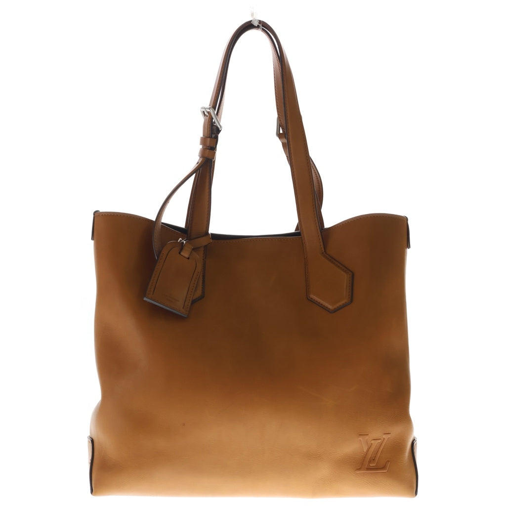 LOUIS VUITTON(ルイヴィトン) キュイール ミレジム ニュー トートバッグ シルバー金具 M21344 タン ブラウン レディース