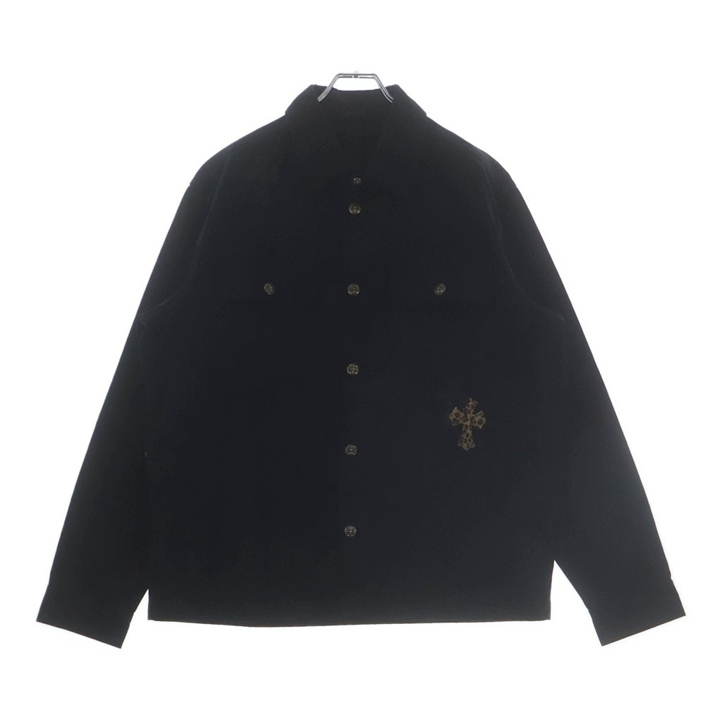 CHROME HEARTS(クロムハーツ) WORK DOG クロスボールボタン クロスパッチ付ジャケット ブラック