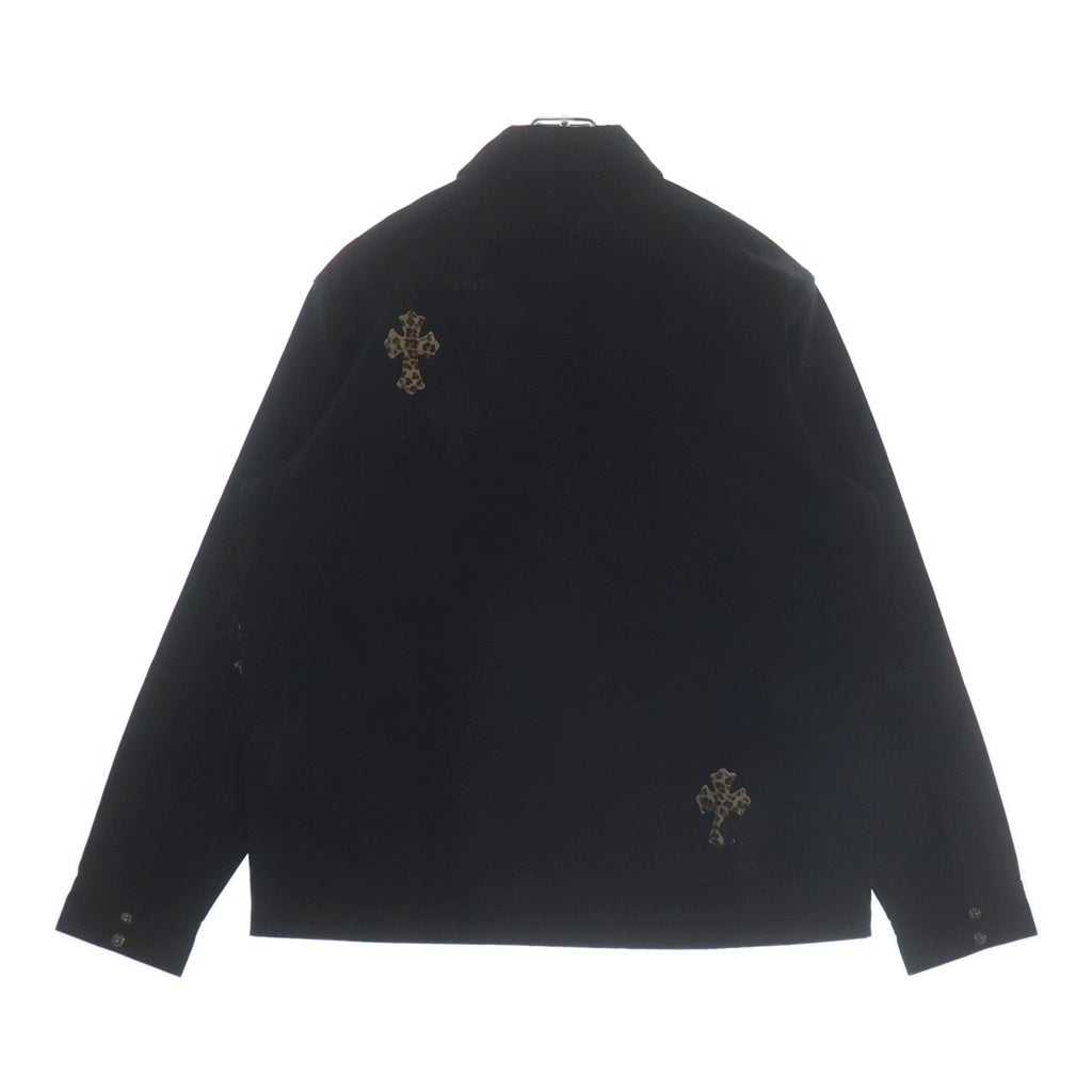 CHROME HEARTS(クロムハーツ) WORK DOG クロスボールボタン クロスパッチ付ジャケット ブラック