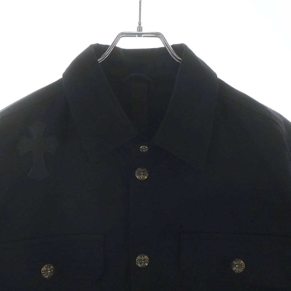 CHROME HEARTS(クロムハーツ) WORK DOG クロスボールボタン クロスパッチ付ジャケット ブラック