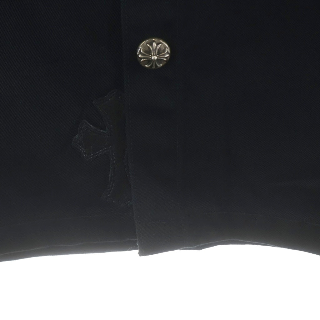 CHROME HEARTS(クロムハーツ) WORK DOG クロスボールボタン クロスパッチ付ジャケット ブラック