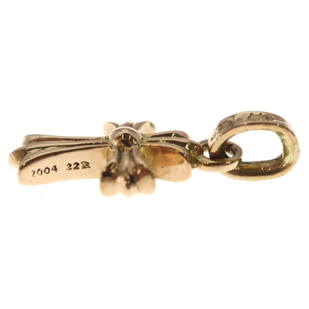 CHROME HEARTS(クロムハーツ) 22K CRS BBYFAT P/DIA ベイビーファットクロス PAVEダイヤ ペンダントトップ ゴールド BCA035