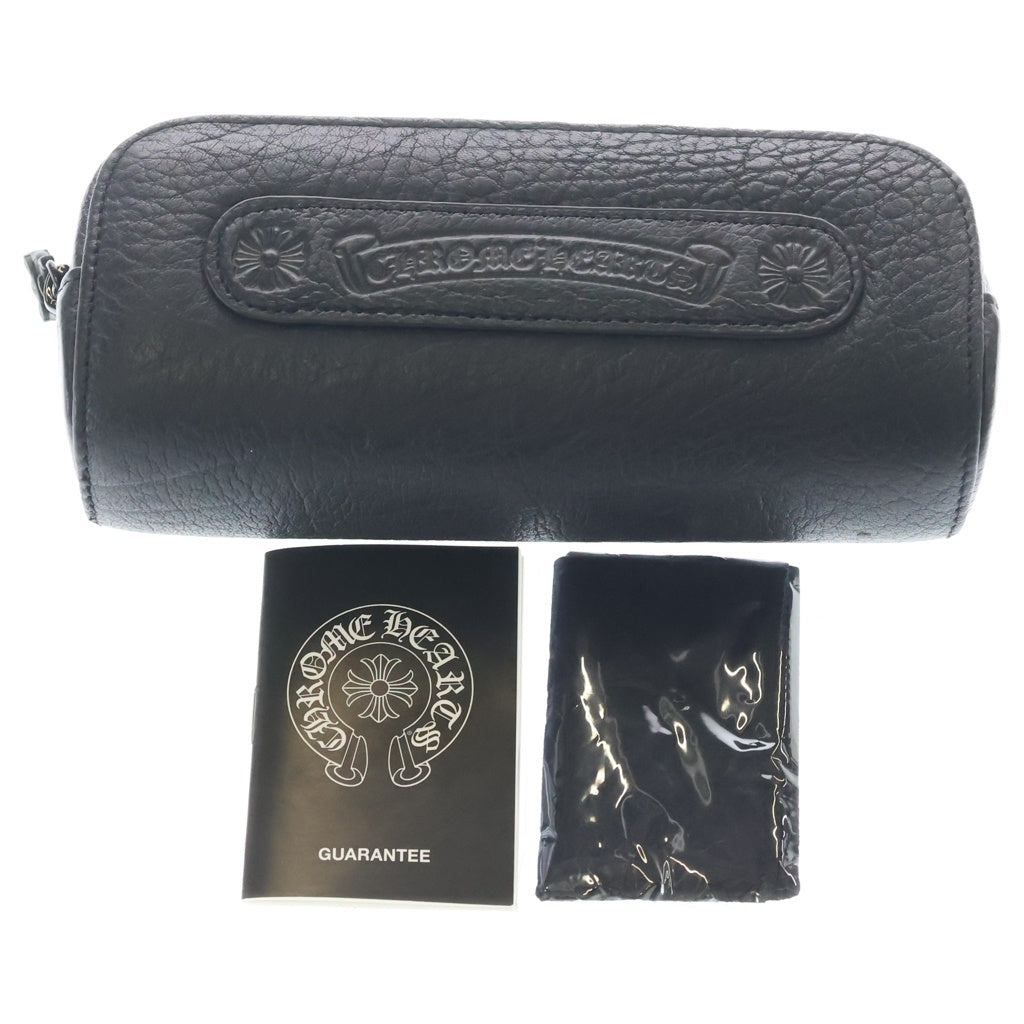 CHROME HEARTS(クロムハーツ) FISH MITTEN クリアレンズ メガネ 眼鏡 アイウェア ブラック/シルバー