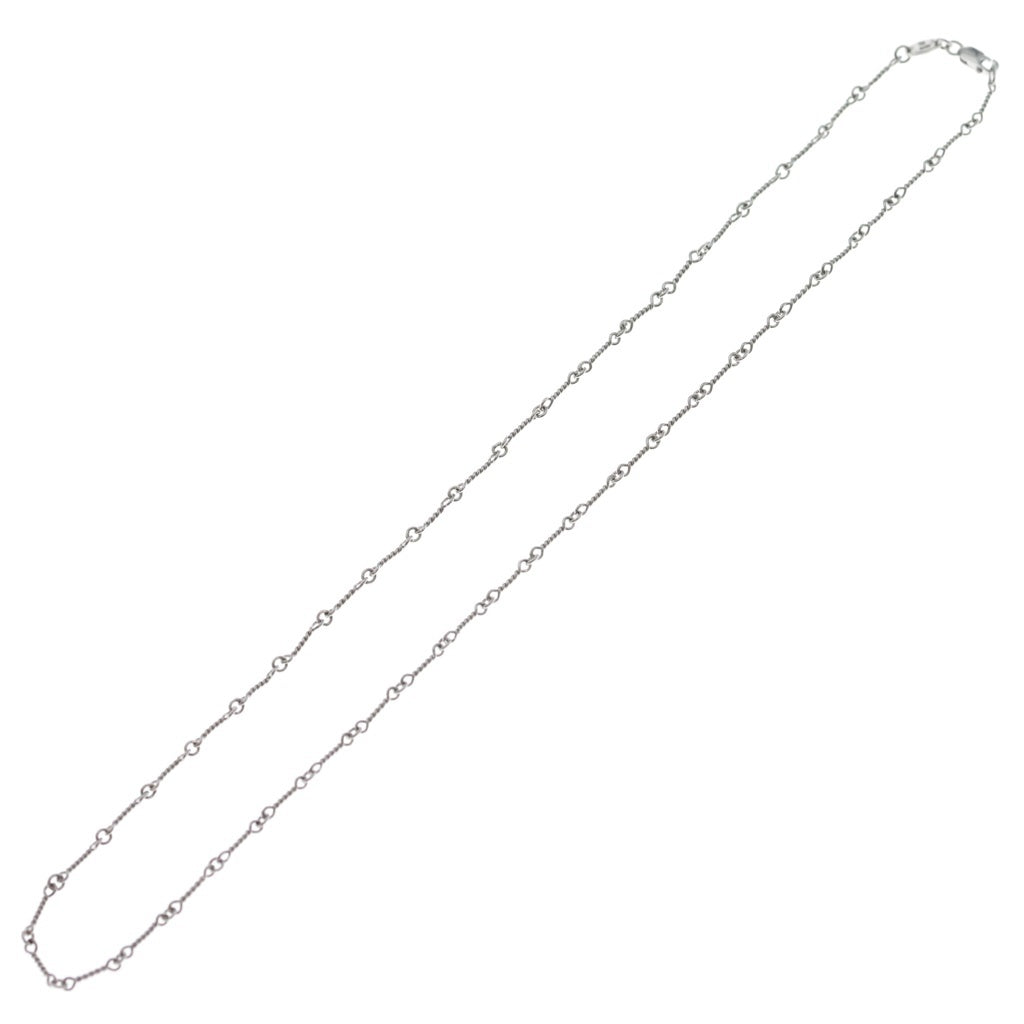 CHROME HEARTS(クロムハーツ) 18KWG NECKCHAIN T16 ツイストチェーンネックレス 16inch ホワイトゴールド BCA001 オールド