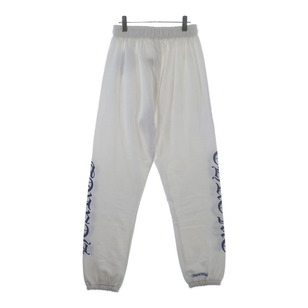 CHROME HEARTS(クロムハーツ) SWEAT PANTS サイドプリントロングパンツ ホワイト/ブルー