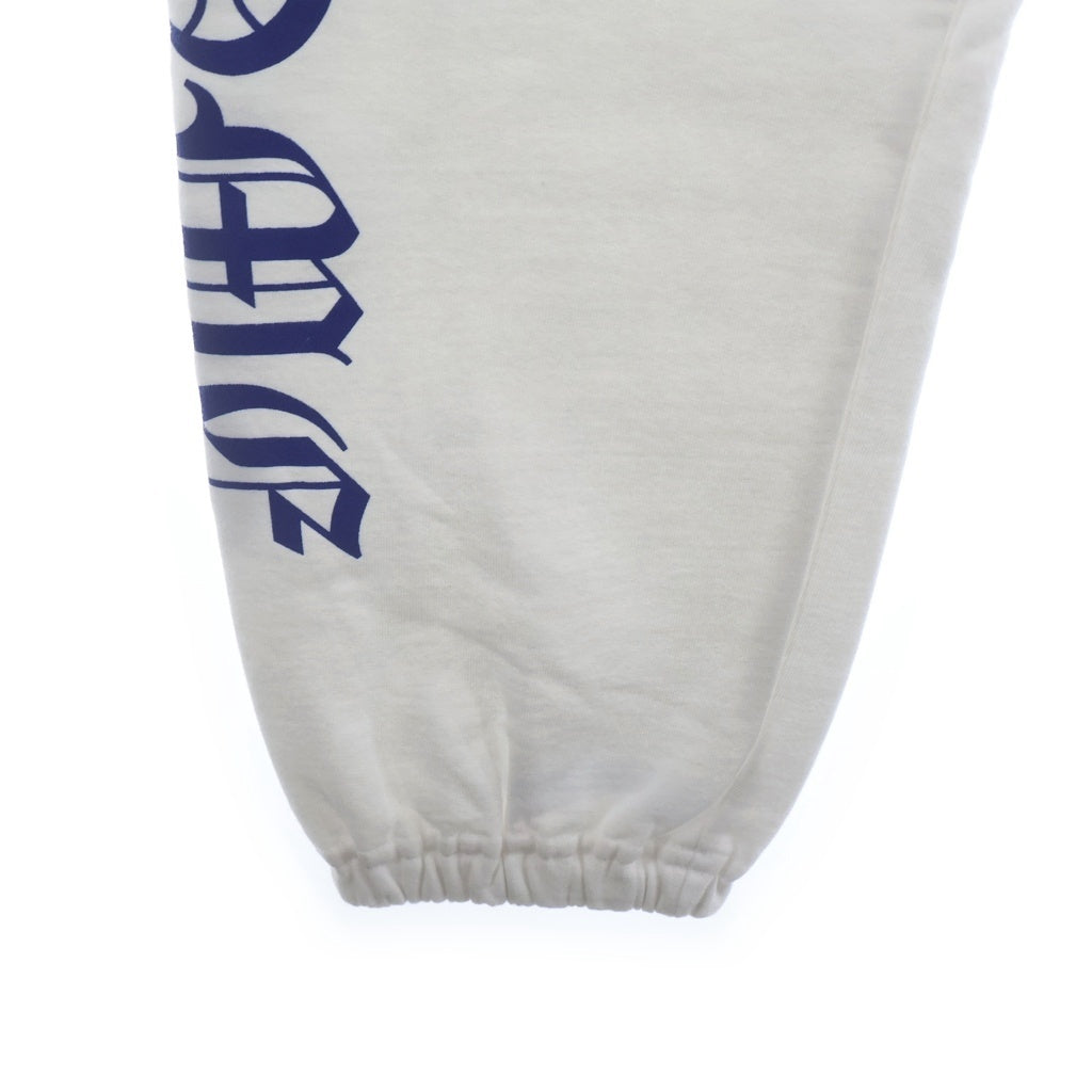 CHROME HEARTS(クロムハーツ) SWEAT PANTS サイドプリントロングパンツ ホワイト/ブルー