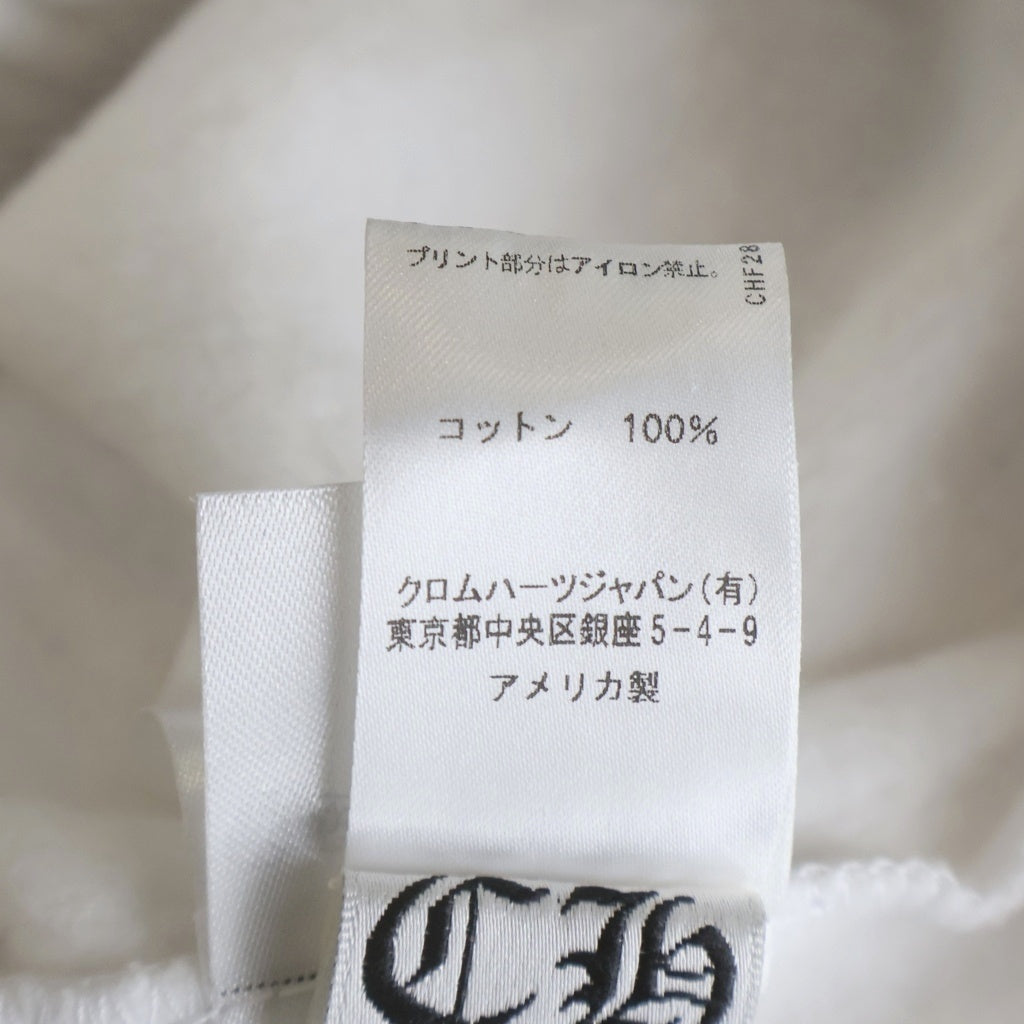 CHROME HEARTS(クロムハーツ) SWEAT PANTS サイドプリントロングパンツ ホワイト/ブルー