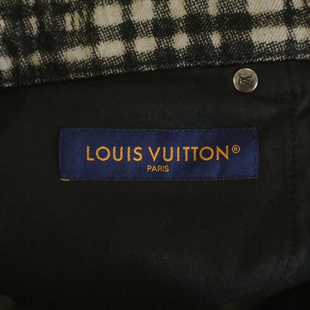 LOUIS VUITTON(ルイヴィトン) RM232 ARA HPD90W シグネチャーロゴチェック柄ハーフパンツ
