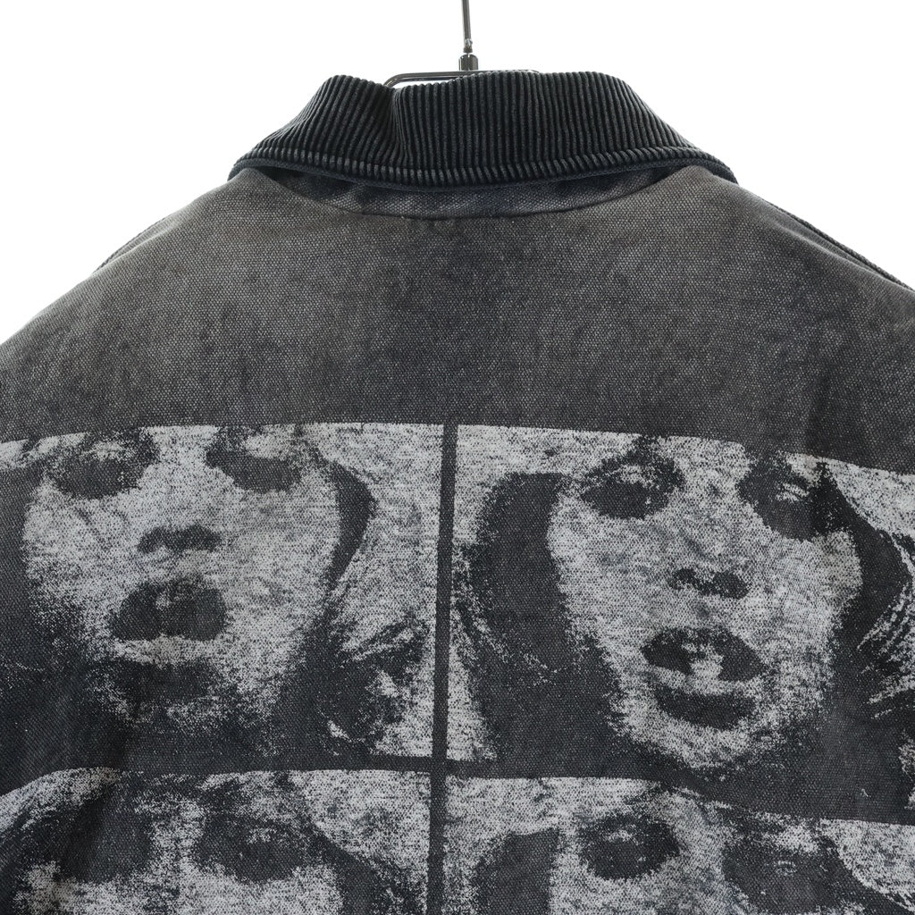 ENFANTS RICHES DEPRIMES(アンファンリッシュデプリメ) Blanket Lined Work Jacket ブランケット ダメージ加工ジャケット アウター グレー