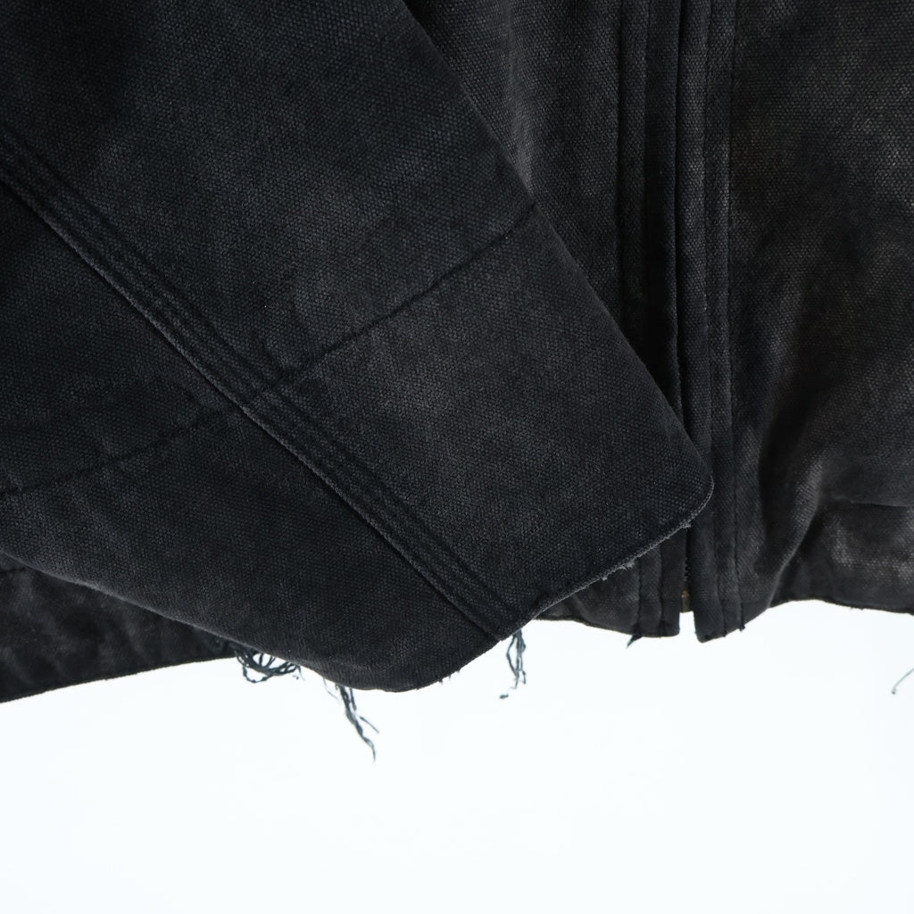 ENFANTS RICHES DEPRIMES(アンファンリッシュデプリメ) Blanket Lined Work Jacket ブランケット ダメージ加工ジャケット アウター グレー